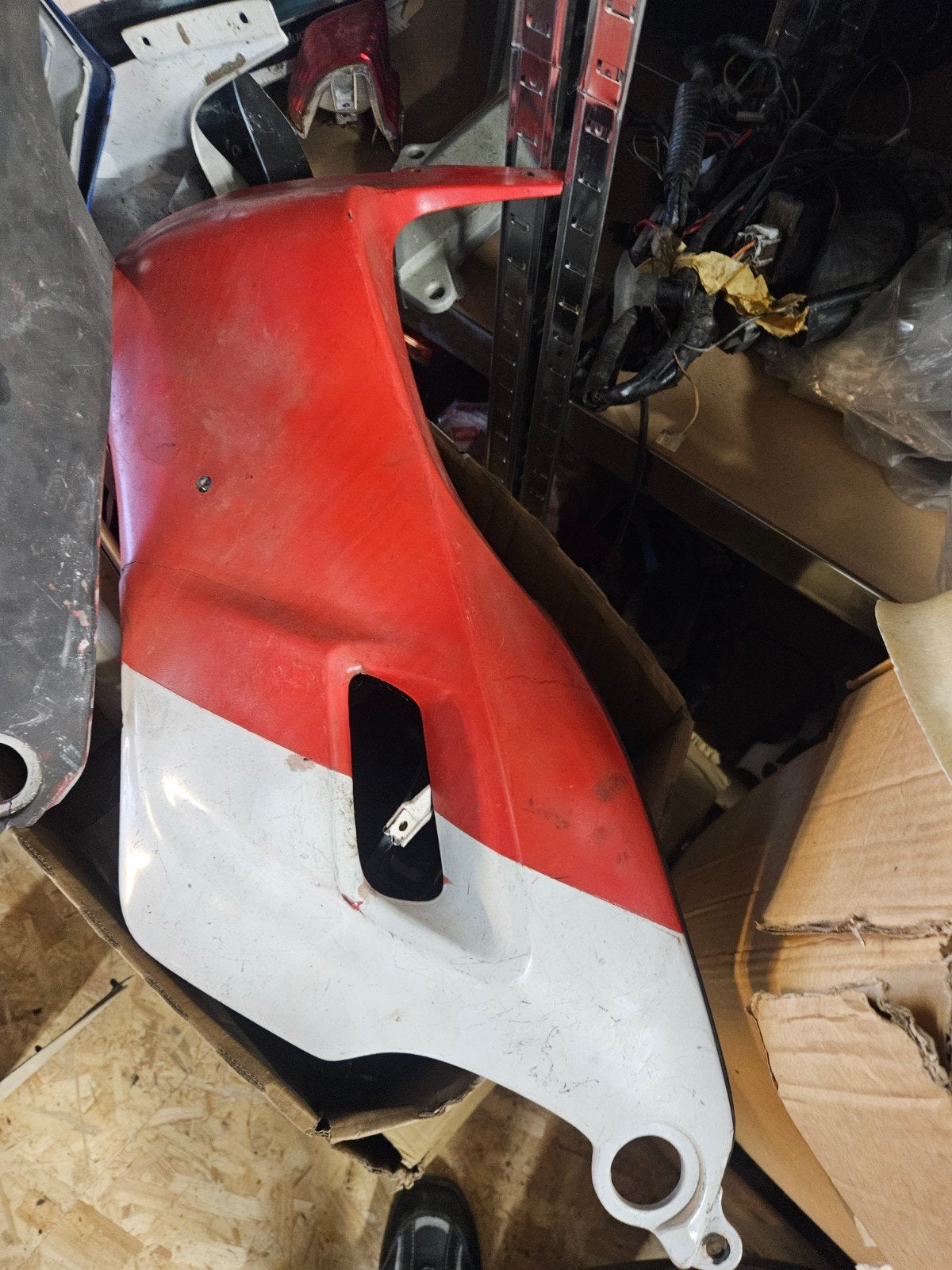 Honda nsr 50 kuipdelen met werk., Ophalen of Verzenden, Gebruikt, Kap, Honda nsr 50