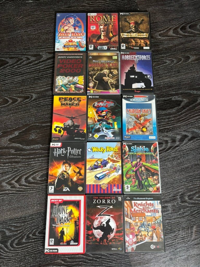 Partij PC CD-ROM Games - Diverse Spellen, Spelcomputers en Games, Games | Pc, 1 speler, Ophalen of Verzenden, Gebruikt, Vanaf 12 jaar