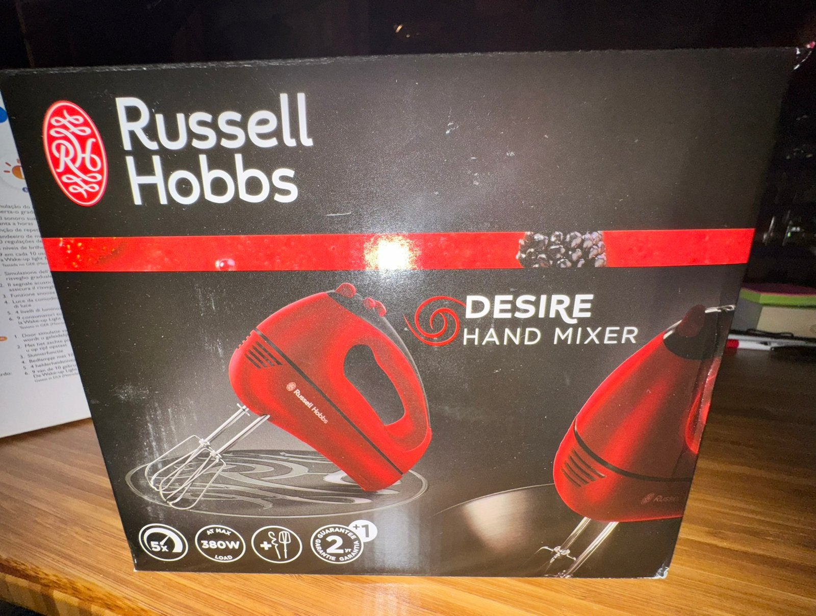 Russel hobbs mixer nieuw, 4 liter of meer, Ophalen of Verzenden, Nieuw, 3 snelheden of meer