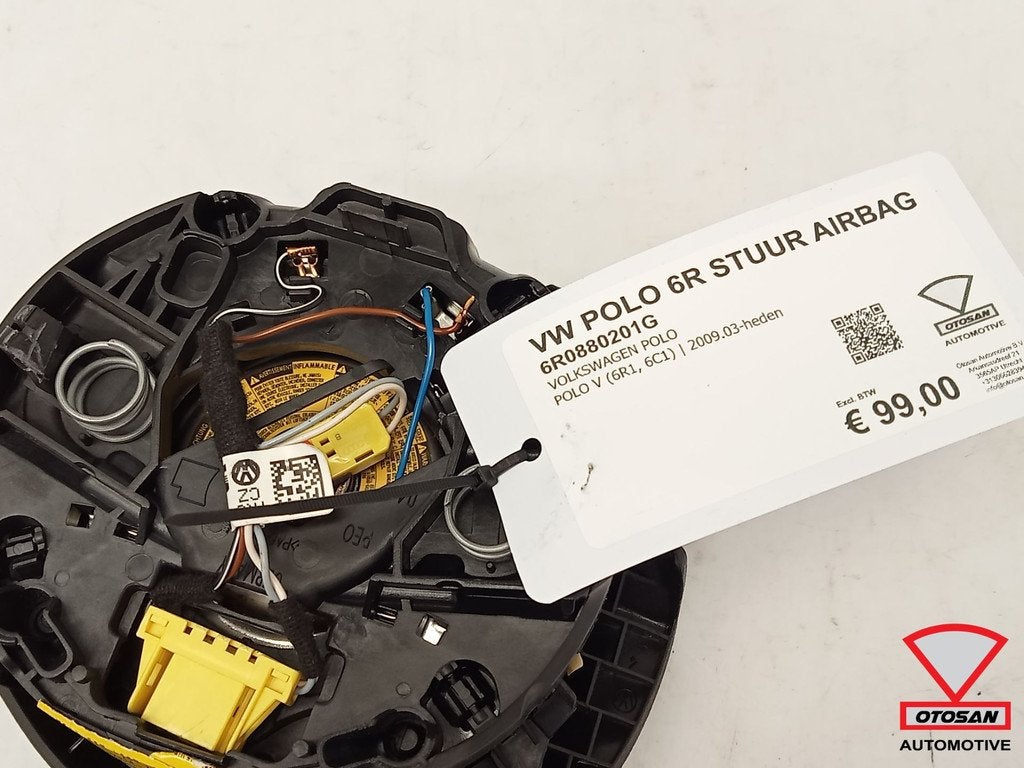 VW Polo 6R Stuur Airbag 6R0880201G, Auto-onderdelen, Gebruikt, Volkswagen, Volkswagen AG, Berliner Ring 2
38440  Wolfsburg, DE