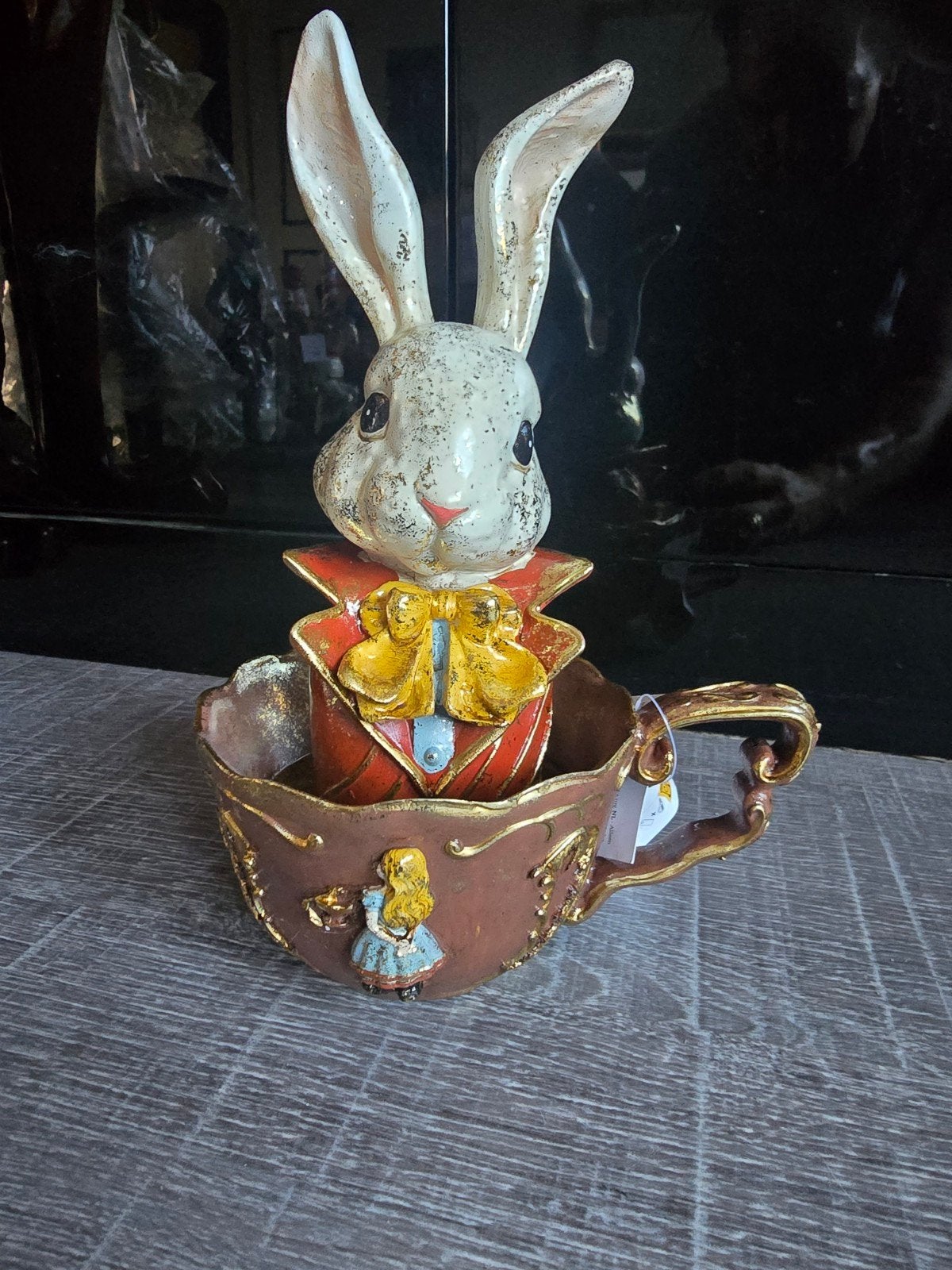 Clayre en Eef Konijn in Theekopje - Nieuw, Meerkleurig, Overige materialen, Overige stijlen, Nieuw
