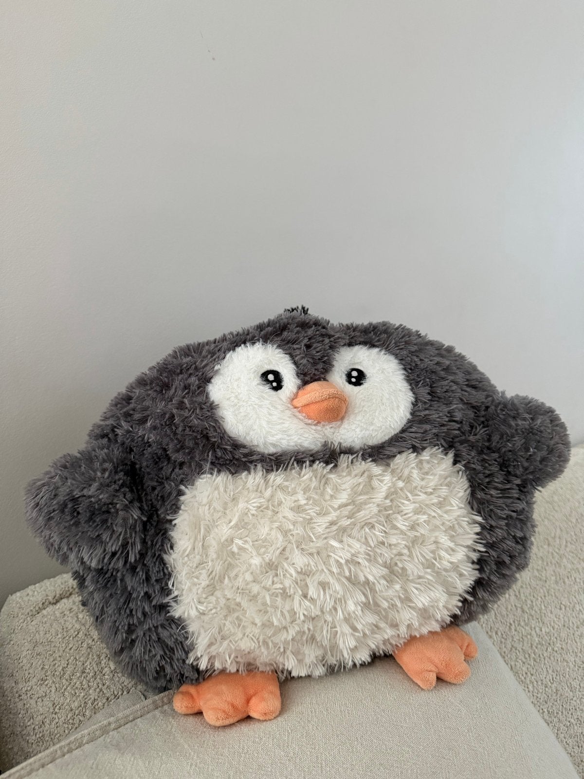 Noxxiez pinguïn handwarmer - zo goed als nieuw, Pinguïn, Overige merken, Grijs, Ophalen of Verzenden