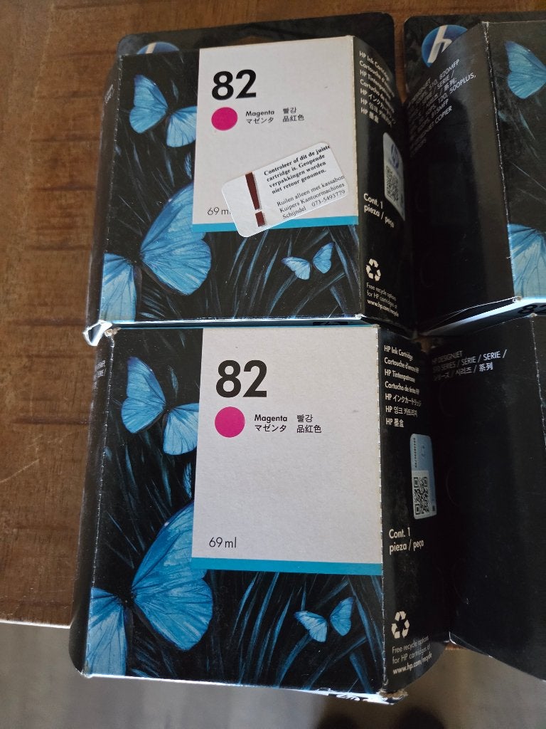 Inkt cartridges alle kleuren, Computers en Software, Ophalen, Nieuw, Cartridge, HP (ORIGINEEL)