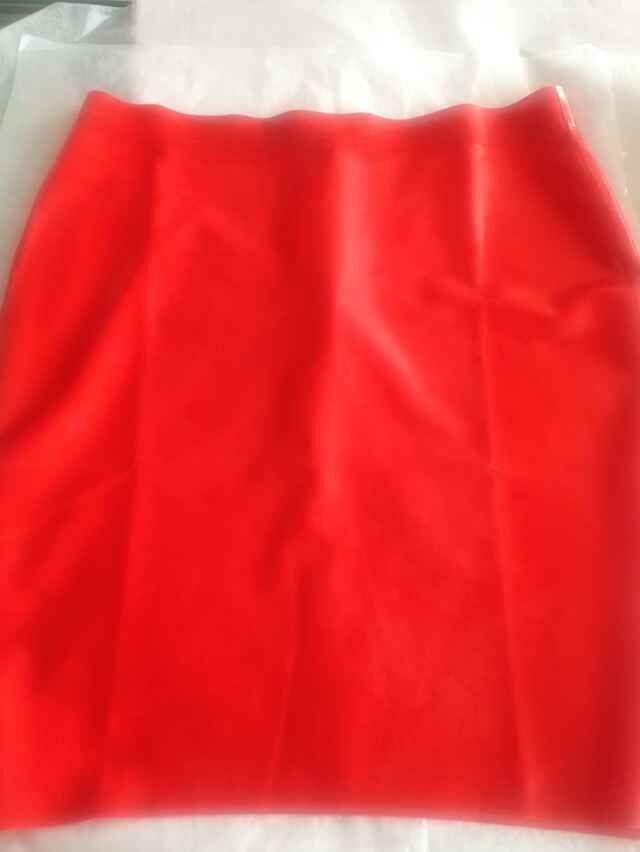 0,5 mm echt latex rok met rits rubber skirt, Kleding | Dames, Ophalen, Maat 46/48 (XL) of groter, Nieuw, Boven de knie