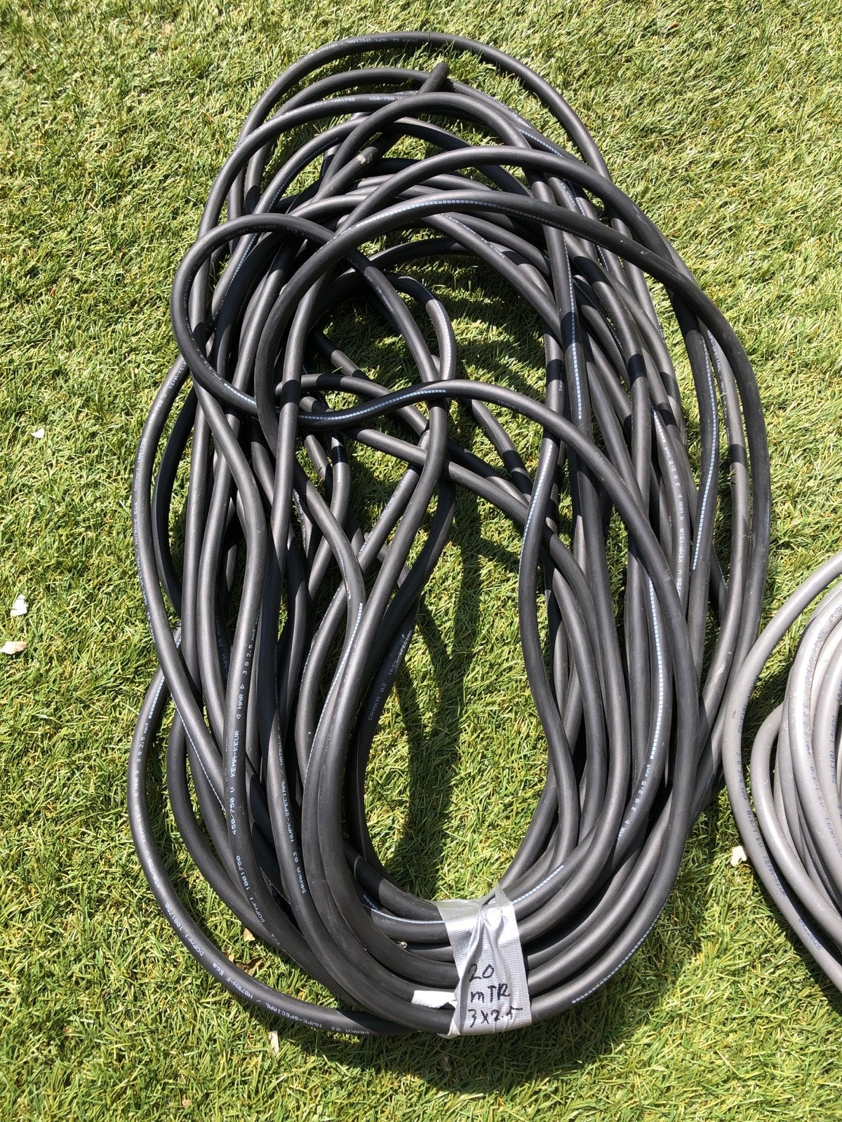 Draka kabel 3x2,5 mm² - Diverse lengtes, Ophalen of Verzenden, Gebruikt, Kabel of Snoer