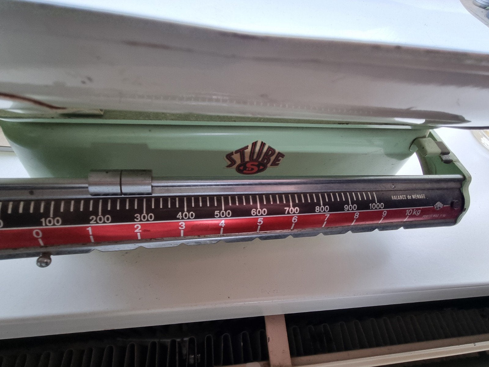 Vintage Stube Keukenweegschaal - Retro Blikvanger, Ophalen