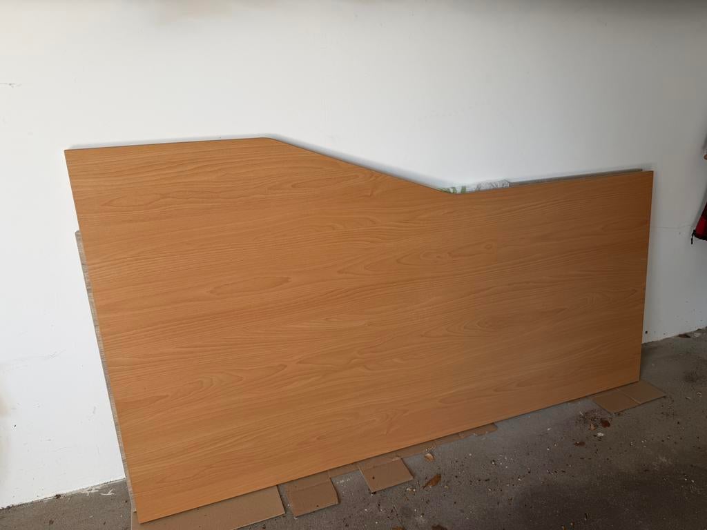 Bureaublad 180 x 100/80, Huis en Inrichting, Bureaus, Ophalen, Gebruikt