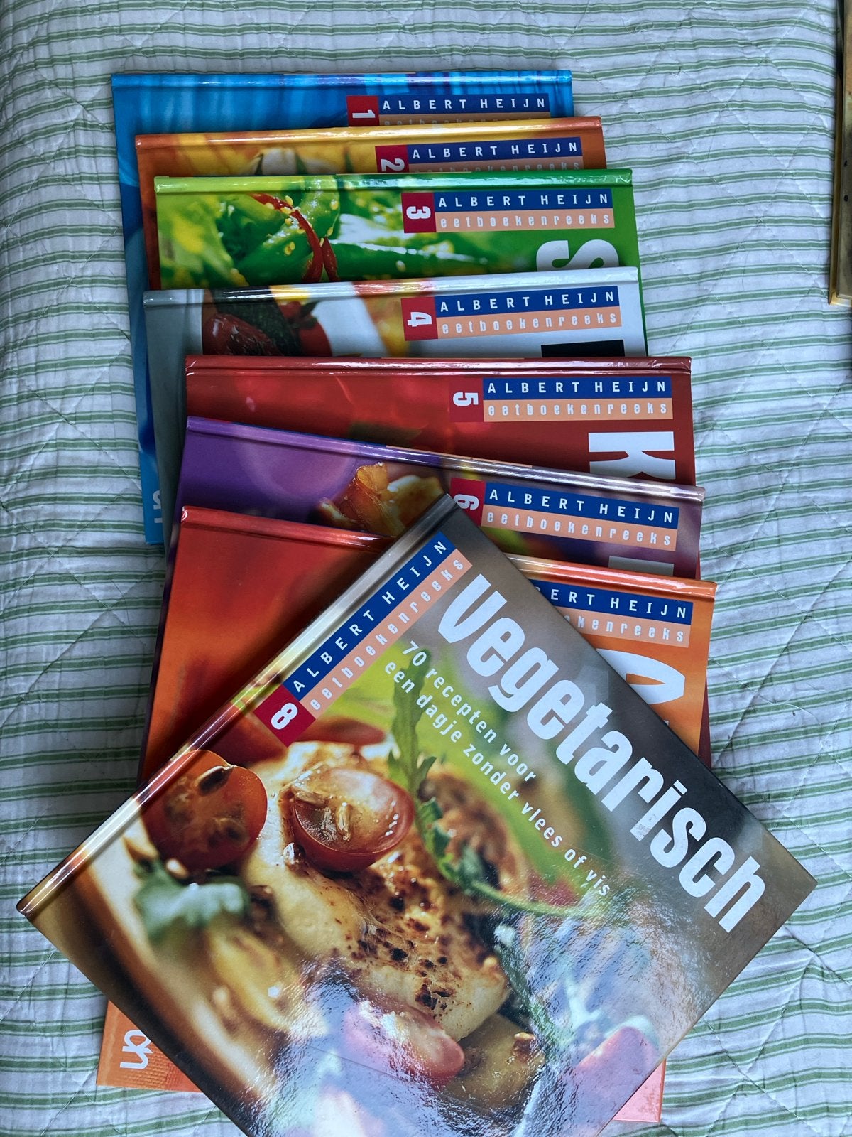 Albert Heijn Eetboekenreeks - 8 delen - Zo goed als nieuw, Ophalen of Verzenden, Zo goed als nieuw, Voorgerechten en Soepen, Vegetarisch