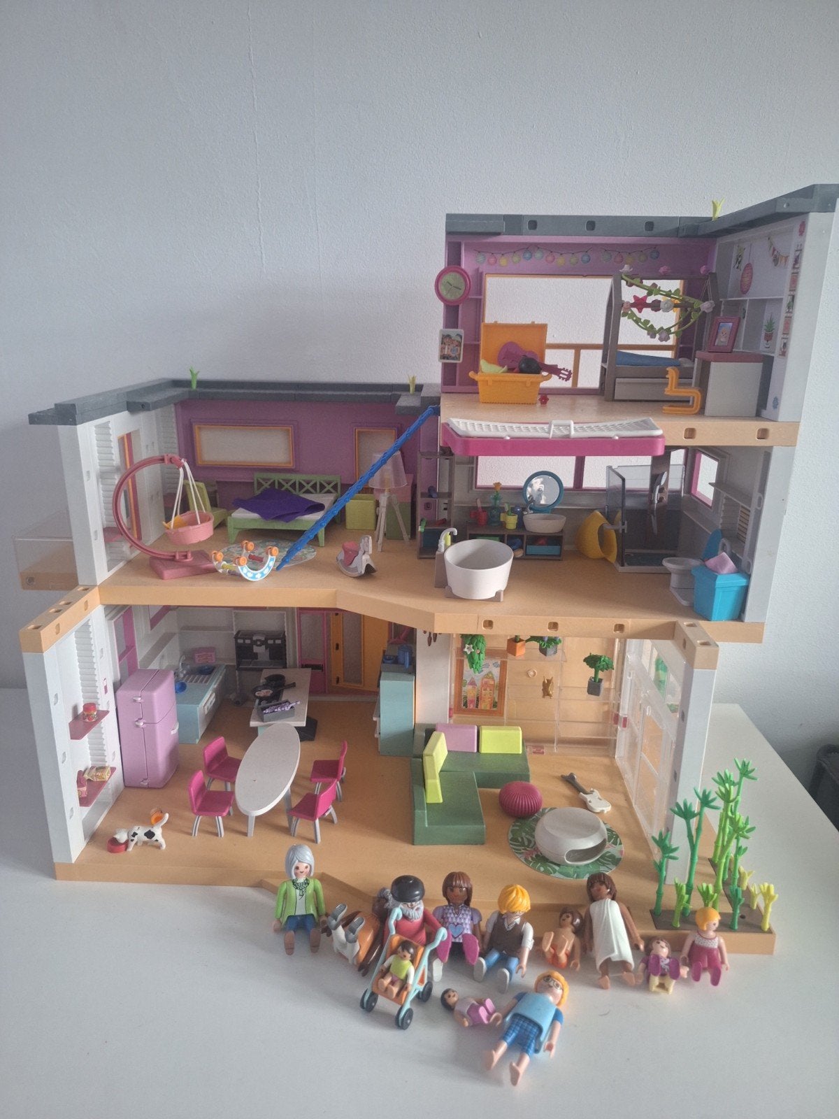 Playmobil Poppenhuis met Meubels en Poppen, Ophalen, Gebruikt, Poppenhuis