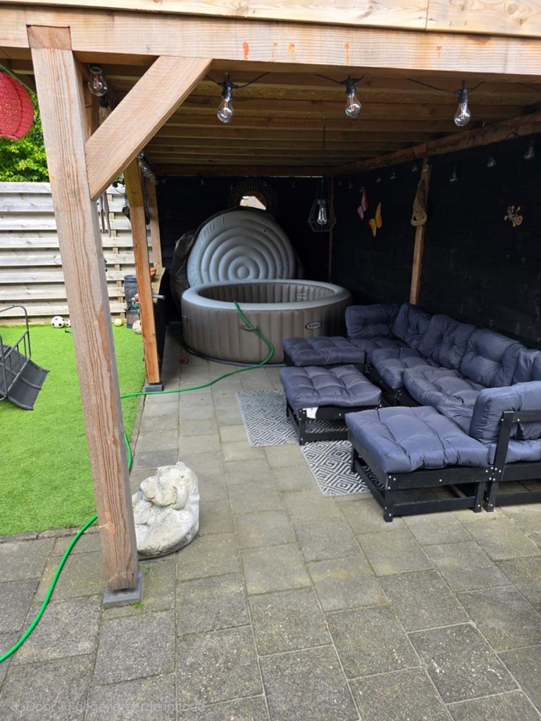 Intex PureSpa Bubble Massage 6-persoons jacuzzi., Tuin en Terras, Ophalen, Gebruikt, Filter, Opblaasbaar