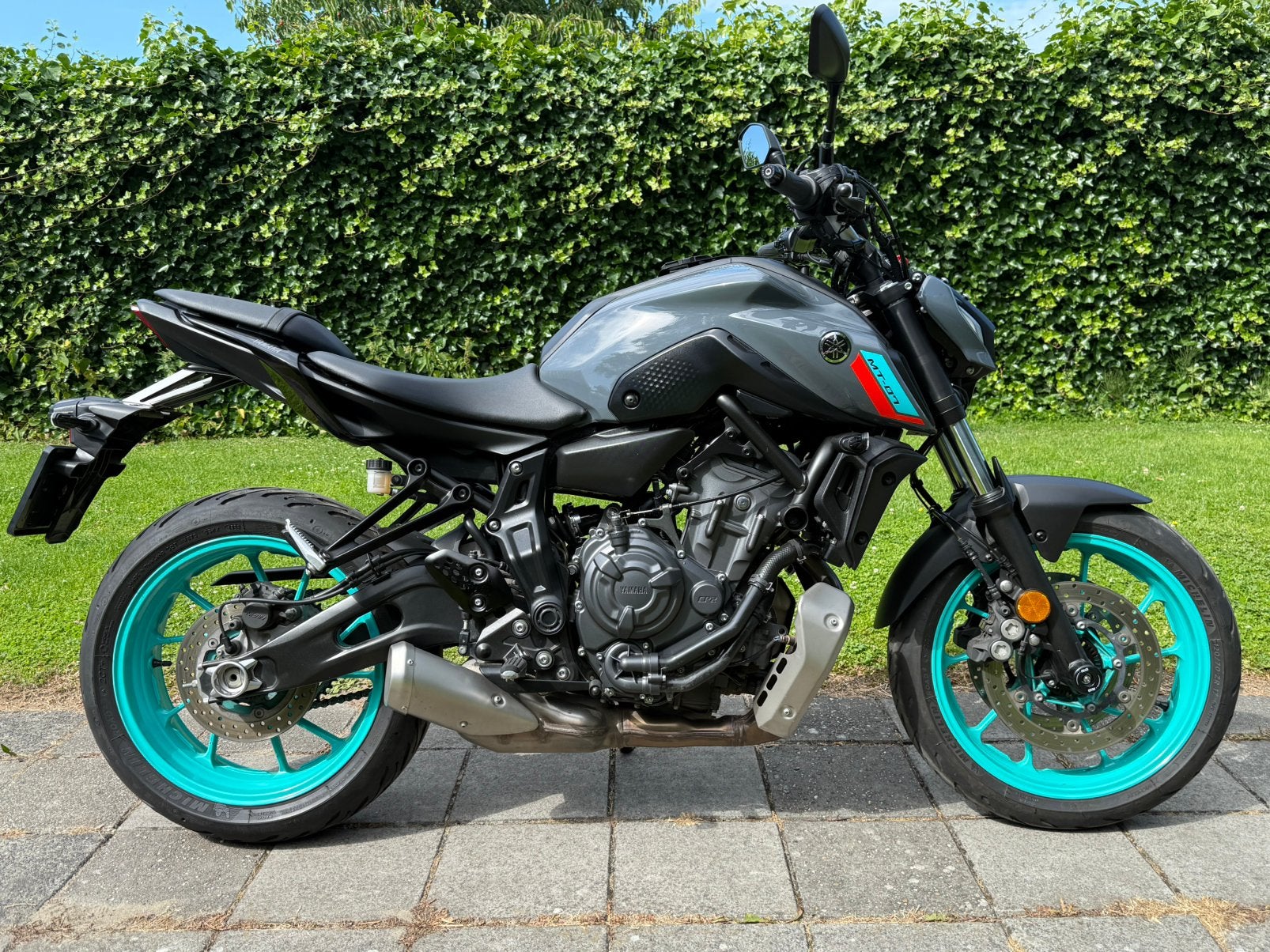 Yamaha MT07 ABS 2023 A2 TFT super nette motor, 700 cc, 2 cilinders, Occasion, Bedrijf