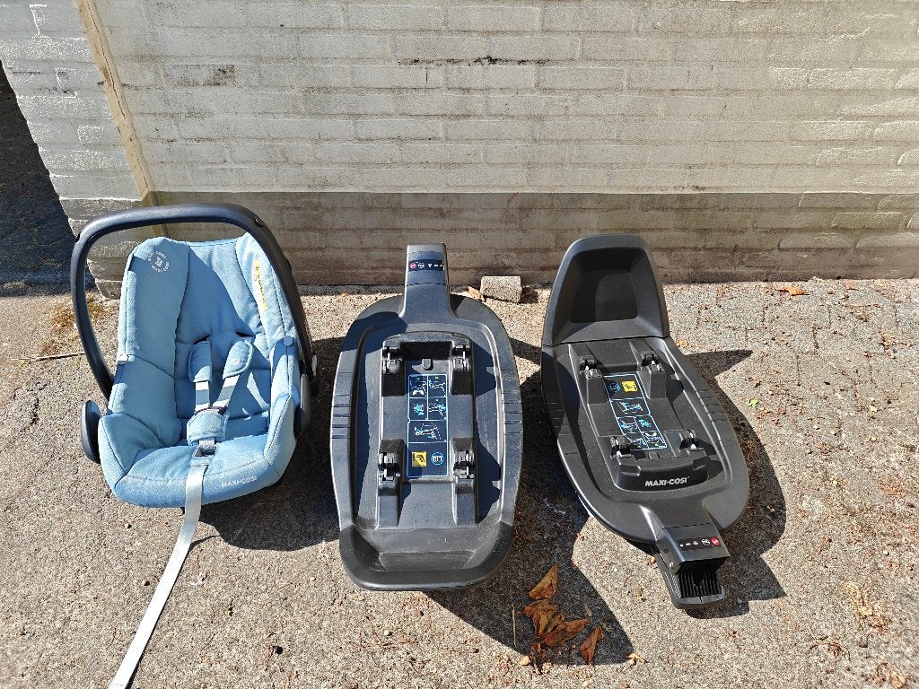 Maxicosi met 2x isofix base familyfix 3, Ophalen, Zo goed als nieuw, Isofix, 0 t/m 13 kg