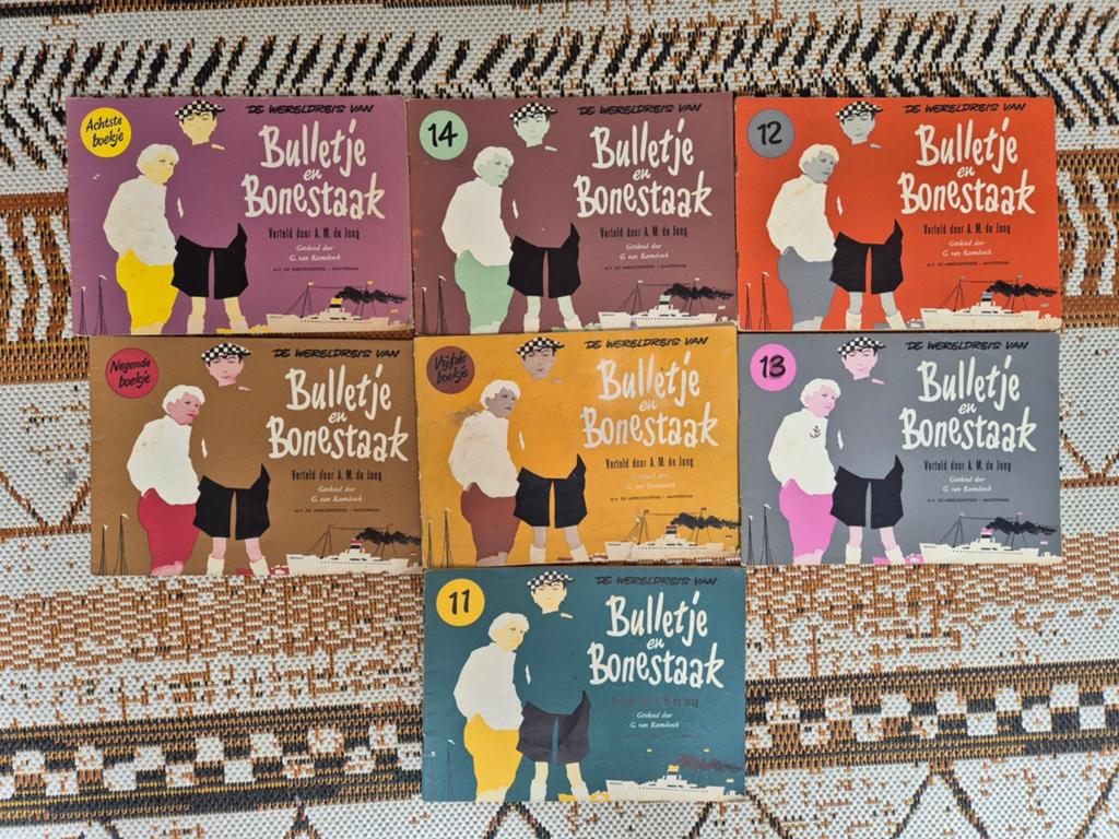 Bulletje en Bonestaak stripboeken lot – 7 delen, Boeken, Ophalen of Verzenden, Gelezen, A. M. de Jong, Fictie algemeen