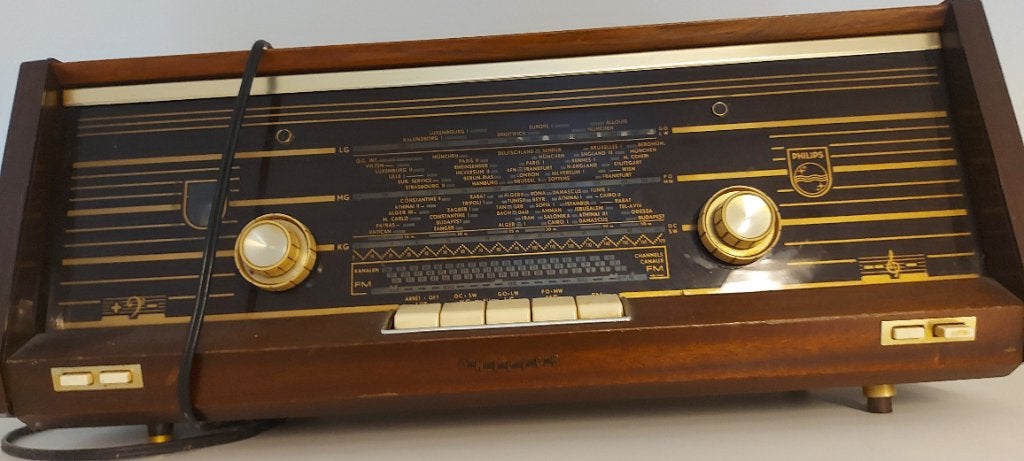 Oude philips radio, Antiek en Kunst, Ophalen