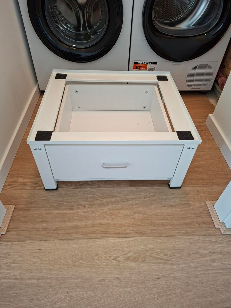Wasmachine verhoger met lade en tussenplankje, Ophalen of Verzenden, Gebruikt