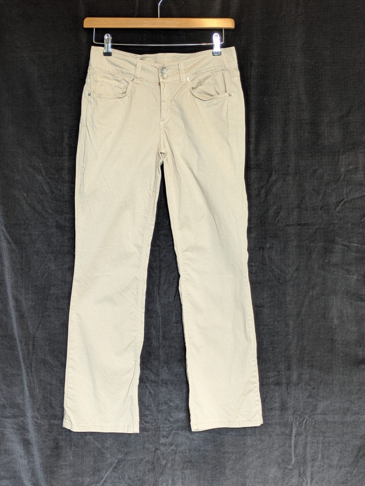 Deze stijlvolle playsuit van FRNCH Par - Maat 31 (M) - Beige, Maat 38/40 (M), Info@liujo.it, Liu Jo, Beige