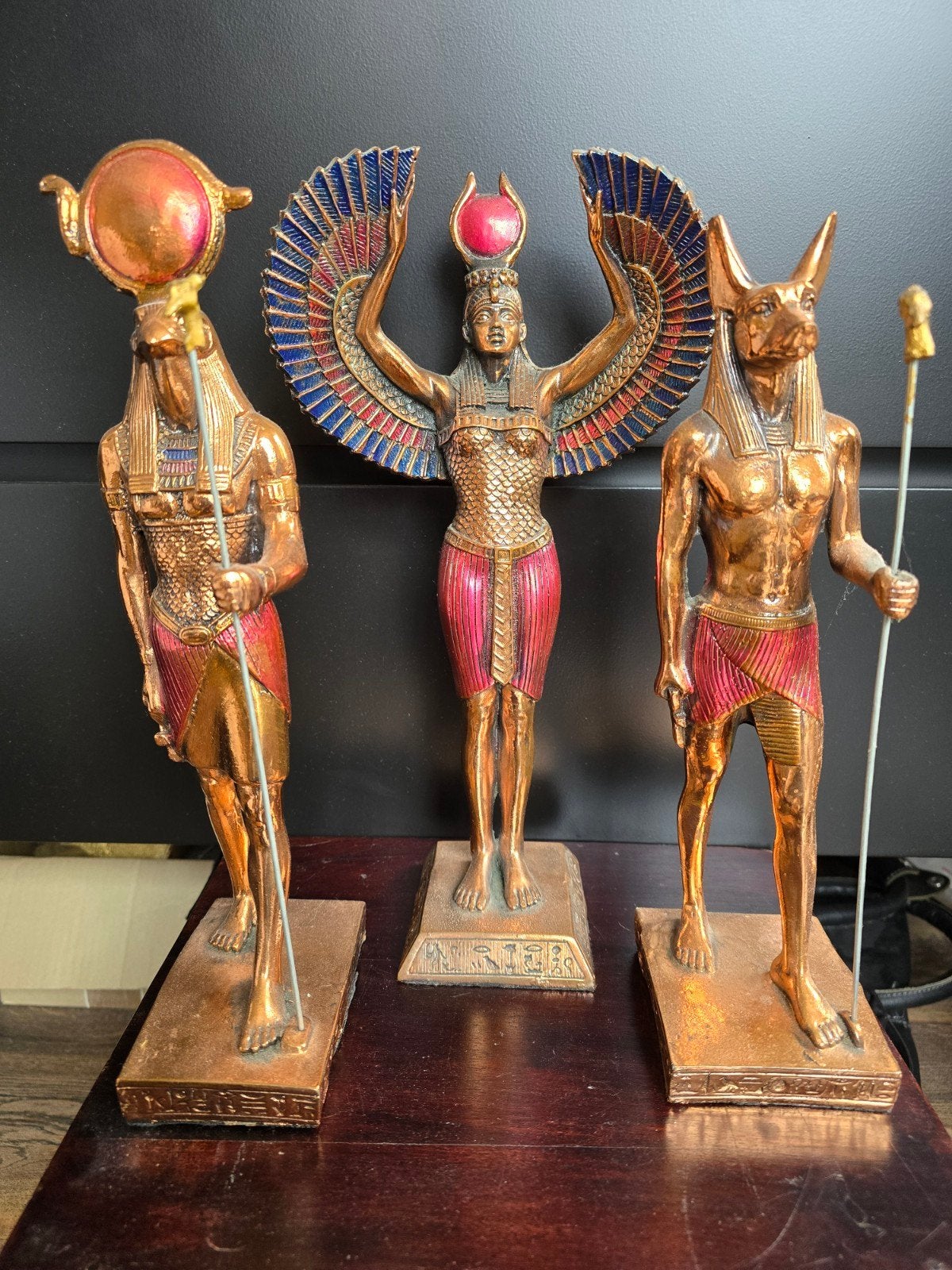 Isis, Ra, Seth, Egyptische Goden, Egypte, Egyptisch, Ophalen of Verzenden, Overige materialen