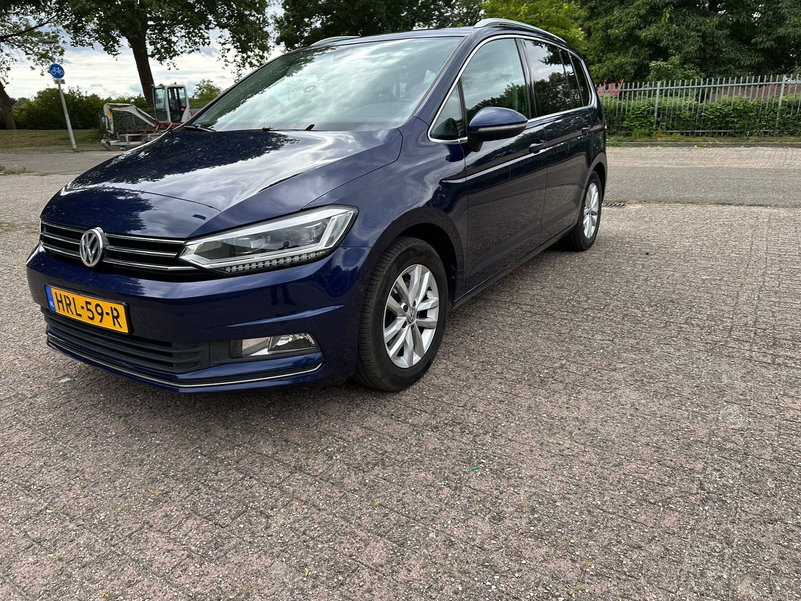 Volkswagen Touran 1.4 TSI 150PK, Auto's, 4 cilinders, Blauw, 7 stoelen, 1395 cc