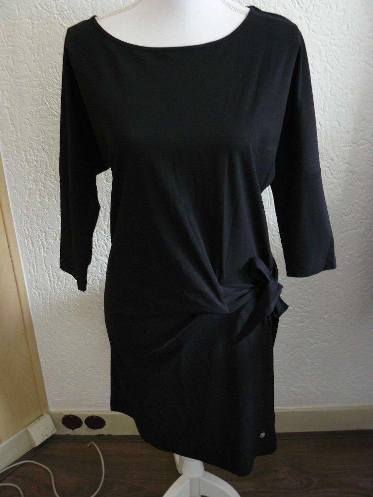 Prachtige, zwarte My Pashion jurk/tuniek in maat XS., Kleding | Dames, Zwart, Ophalen of Verzenden, Zo goed als nieuw, Knielengte