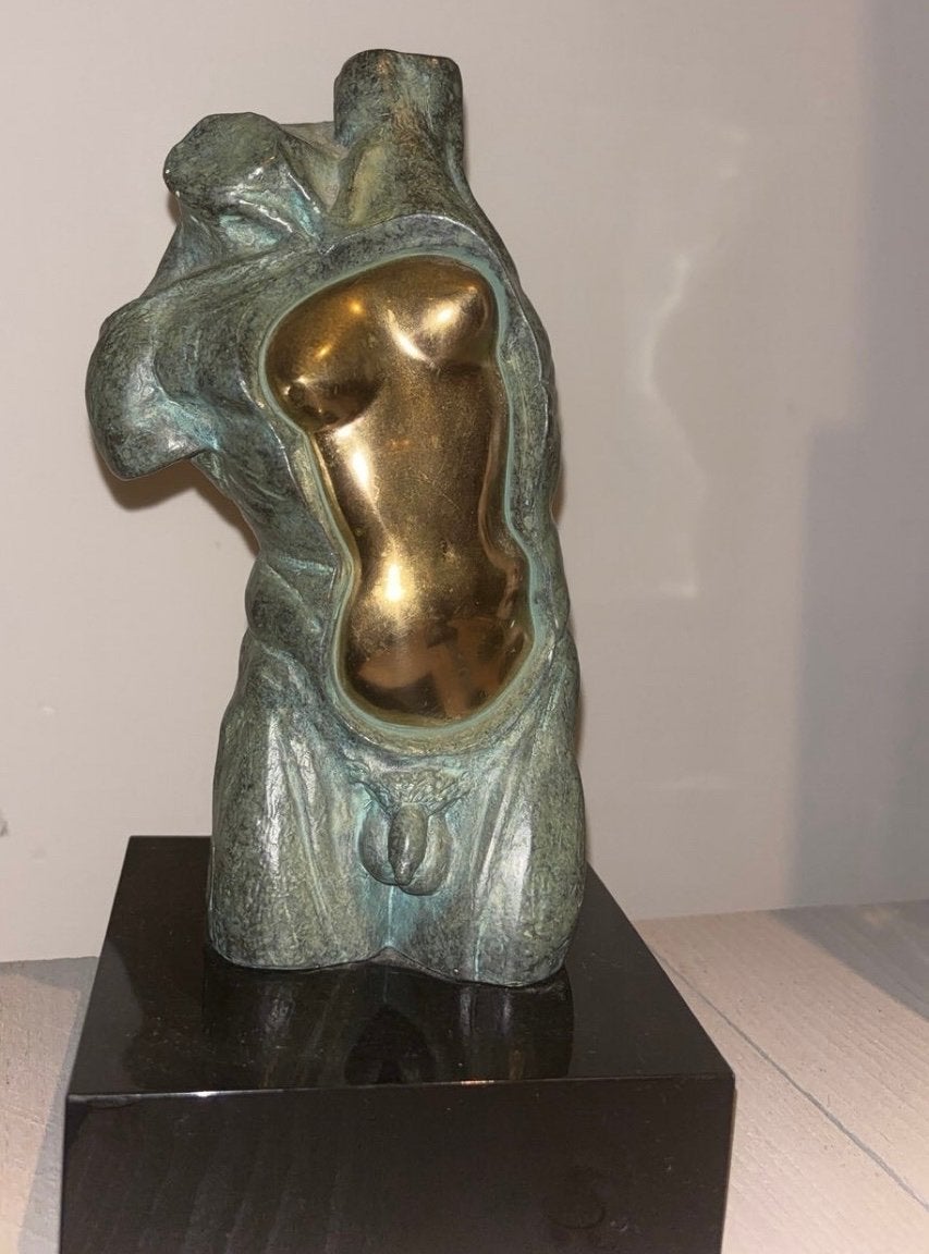 Modern Surrealistisch Sculptuur (Inver Art), Ophalen of Verzenden, Brons, 20 - 50 cm, Beeld