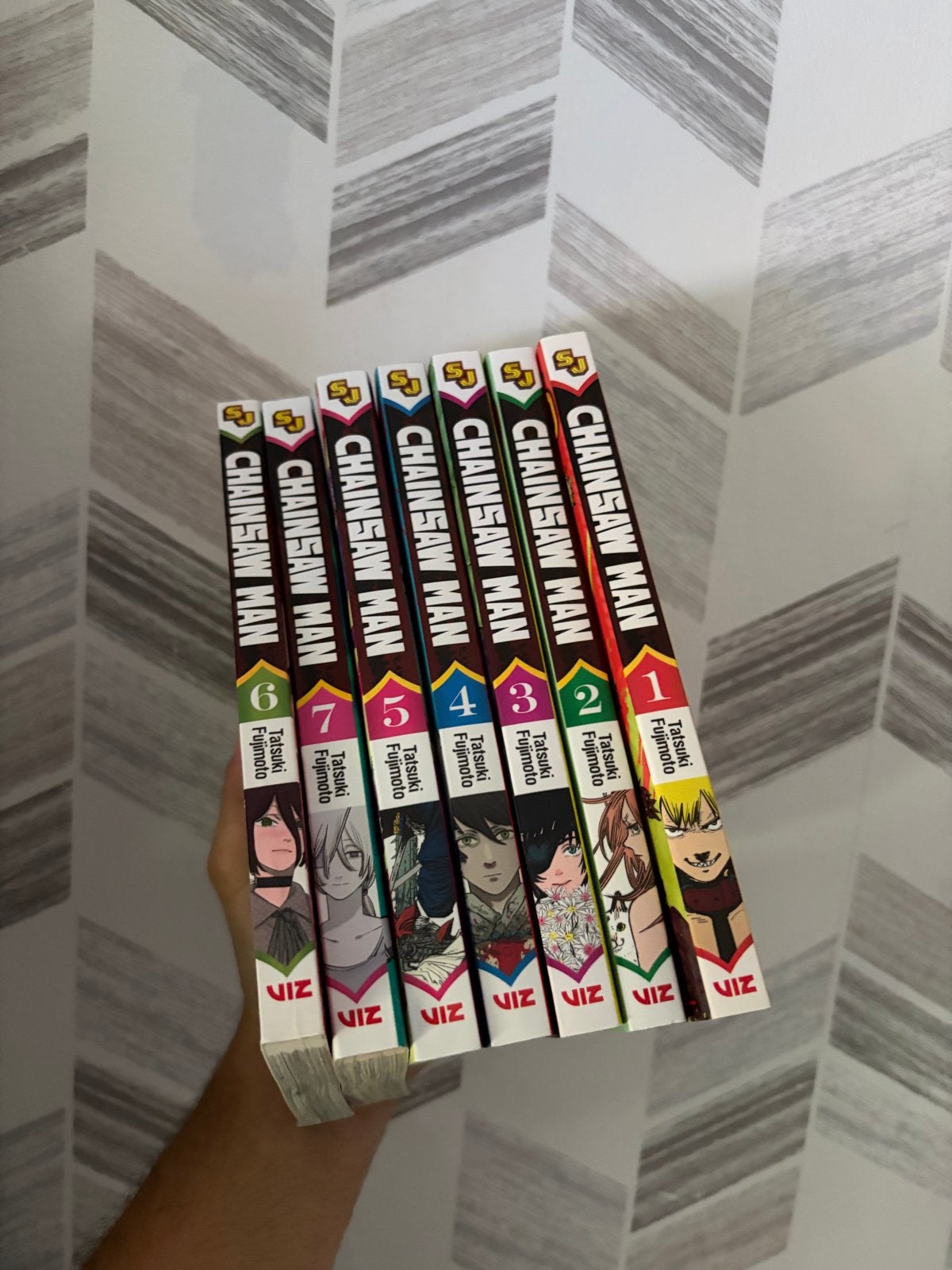 Chainsaw Man Manga Set - Deel 1 t/m 7, Meerdere stripboeken, Ophalen, Zo goed als nieuw