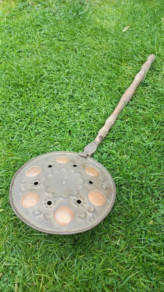 Beddenpan koper en messing, Ophalen of Verzenden