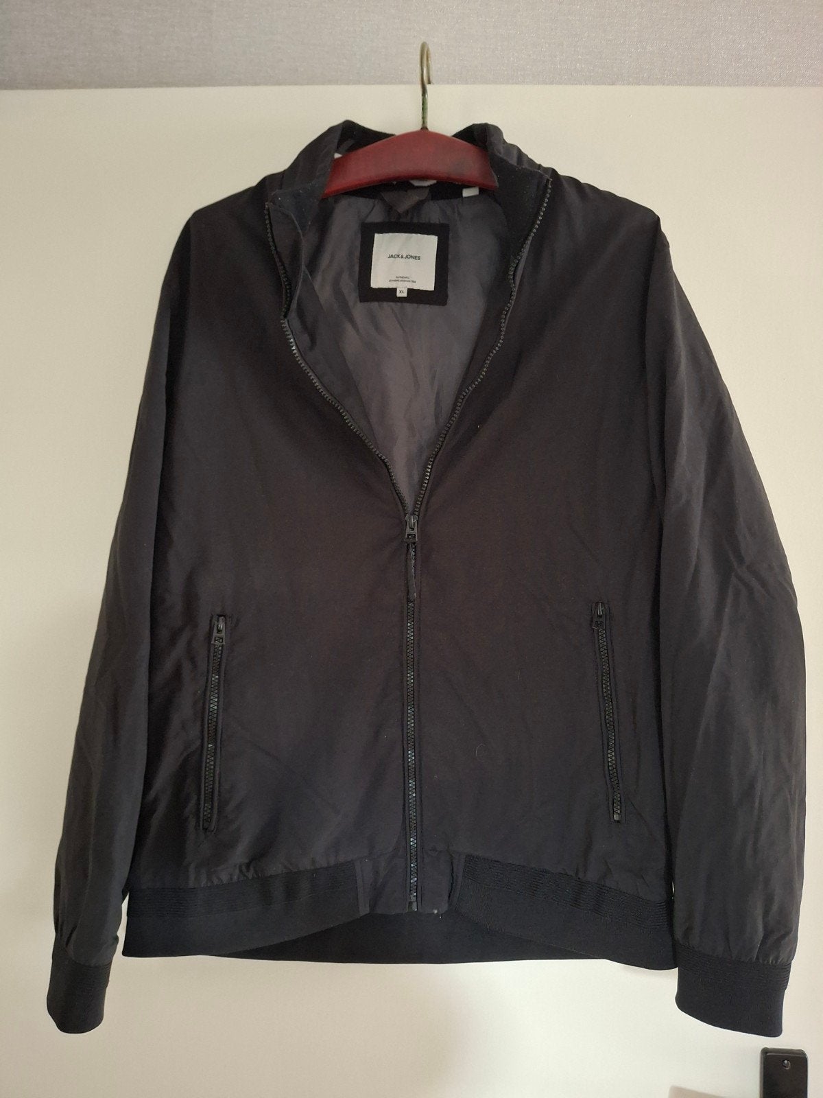 Jack & Jones herenjas - Maat XL - Zwart, Kleding | Heren, Zwart, Maat 56/58 (XL), Ophalen of Verzenden, Zo goed als nieuw