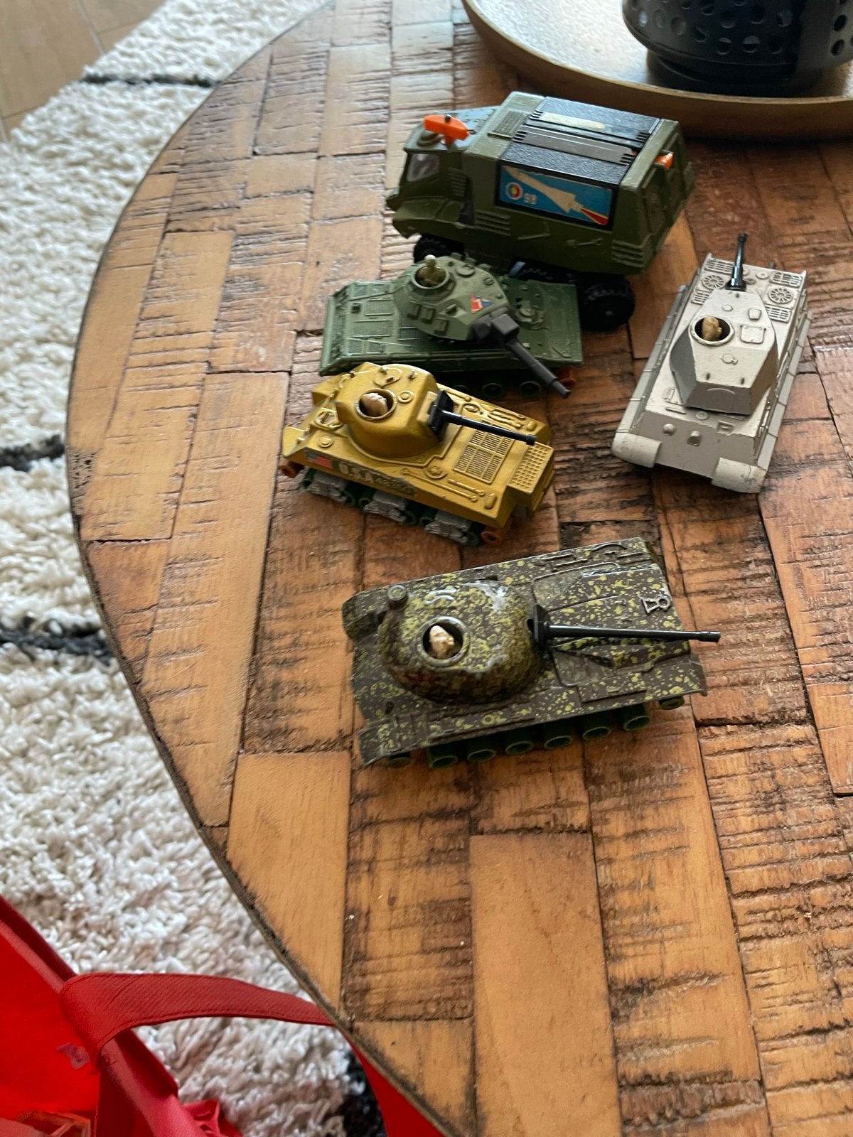 Matchbox Battle Kings Tanks en Missile Launcher (1974-1975), Ophalen of Verzenden, Gebruikt