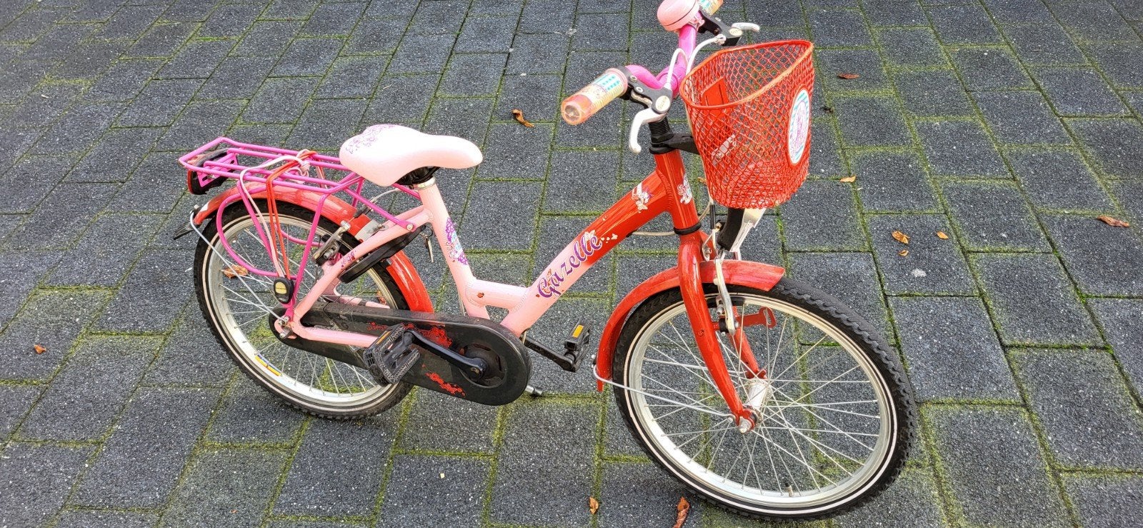 Kinderfiets, Fietsen en Brommers, Fietsen | Meisjes, Gebruikt, Velgrem, 14 inch of minder, Ophalen of Verzenden