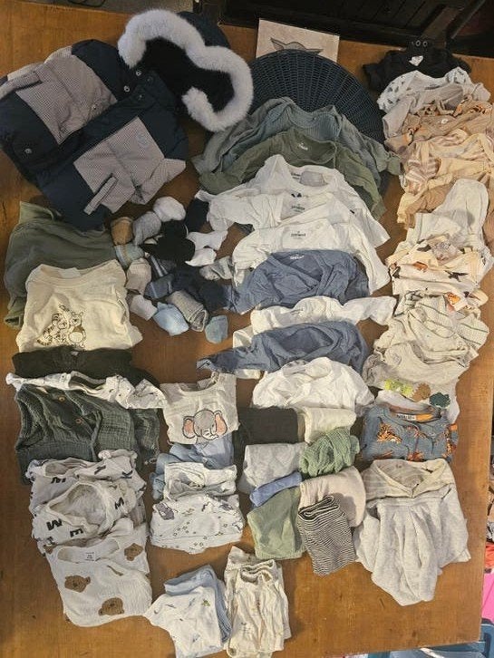 Grote kledingbundel voor baby's maat 50/56, Kinderen en Baby's, Ophalen of Verzenden, Gebruikt, Zeeman, Prenatal, Primark, Jongetje