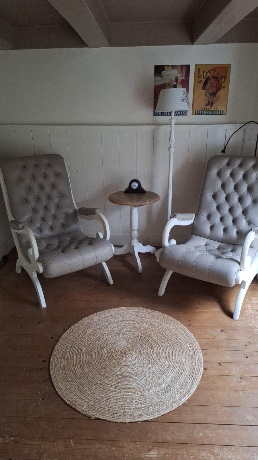 Brocante stoelen., Ophalen, Gebruikt