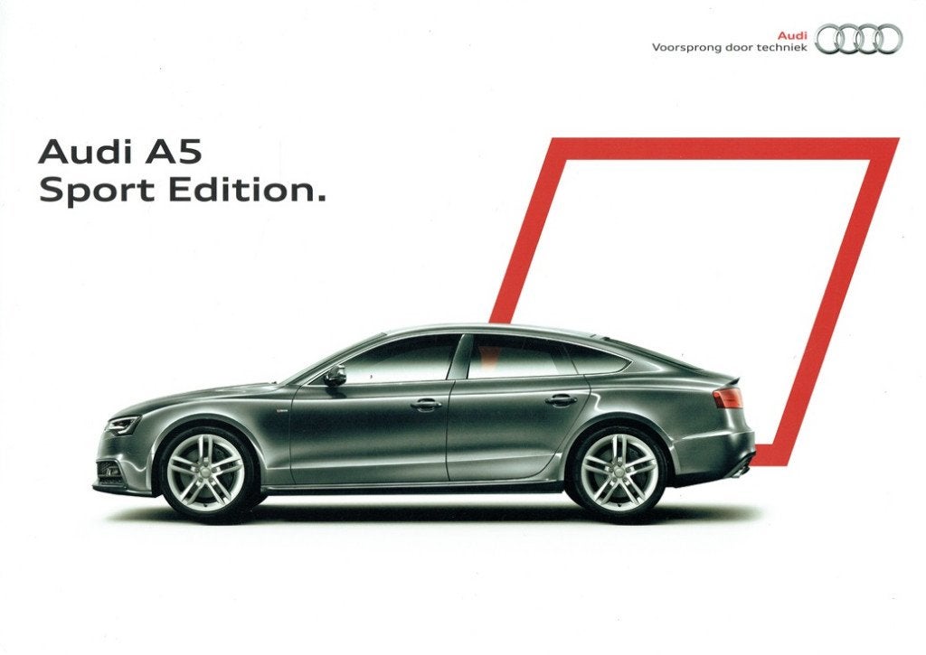 Folder Audi A5 Sport Edition (2014), Verzenden, Gelezen, Audi