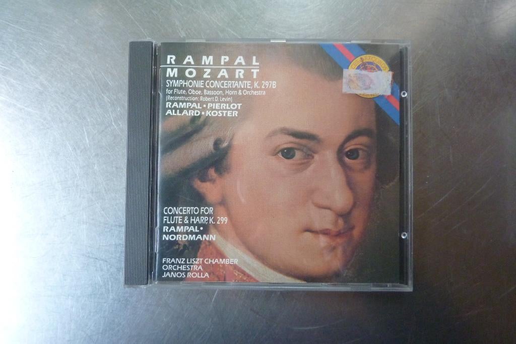 Mozart Symphonie Concertante K. 297B - Rampal, Rolla, Ophalen of Verzenden, Classicisme, Zo goed als nieuw, Overige typen