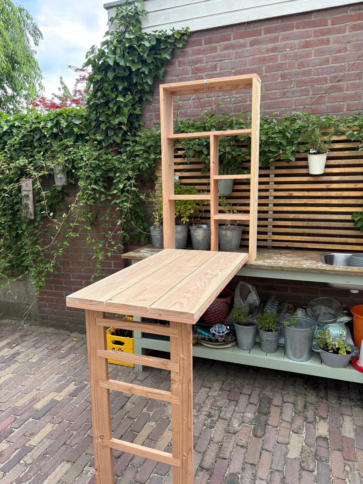 Borreltafel van Douglas hout - Murphy tafel, Tuin en Terras, Ophalen, Nieuw, Rechthoekig, Hout