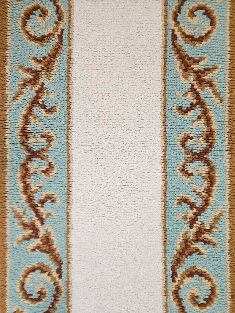 Handgemaakt vintage oosters wol Smyrna tapijt Retro 68x135cm, Huis en Inrichting, Stoffering | Tapijten en Kleden, 100 tot 150 cm