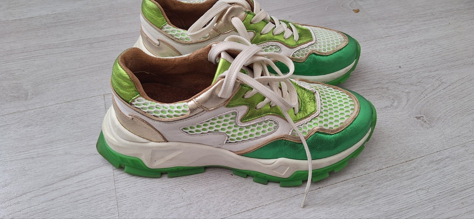 Super stoere DWRS sneakers maat 39, DWRS, Ophalen of Verzenden, Groen, Sneakers of Gympen