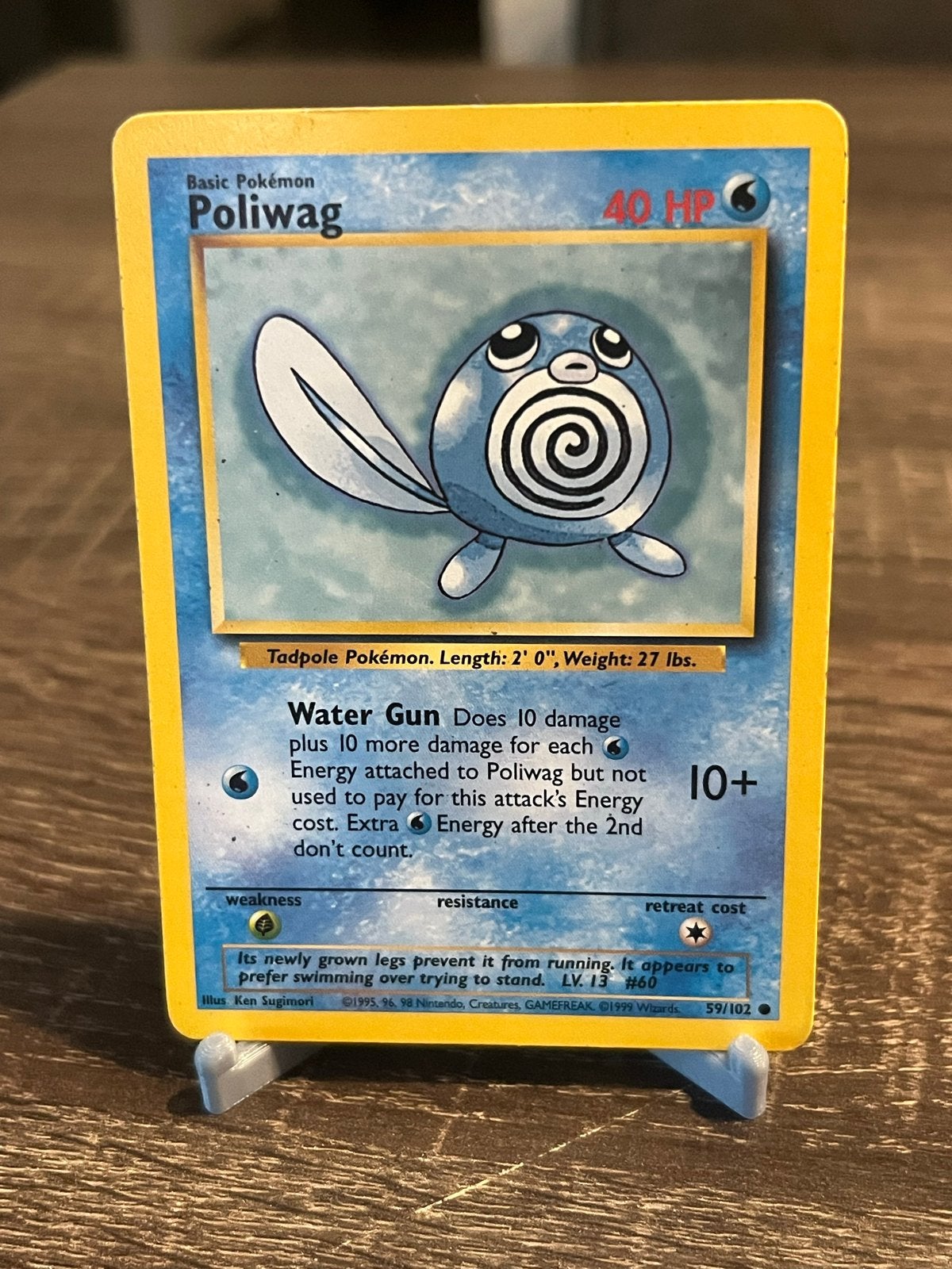 Poliwag (59/102) - Base Set - EX, Ophalen of Verzenden, Zo goed als nieuw, Losse kaart