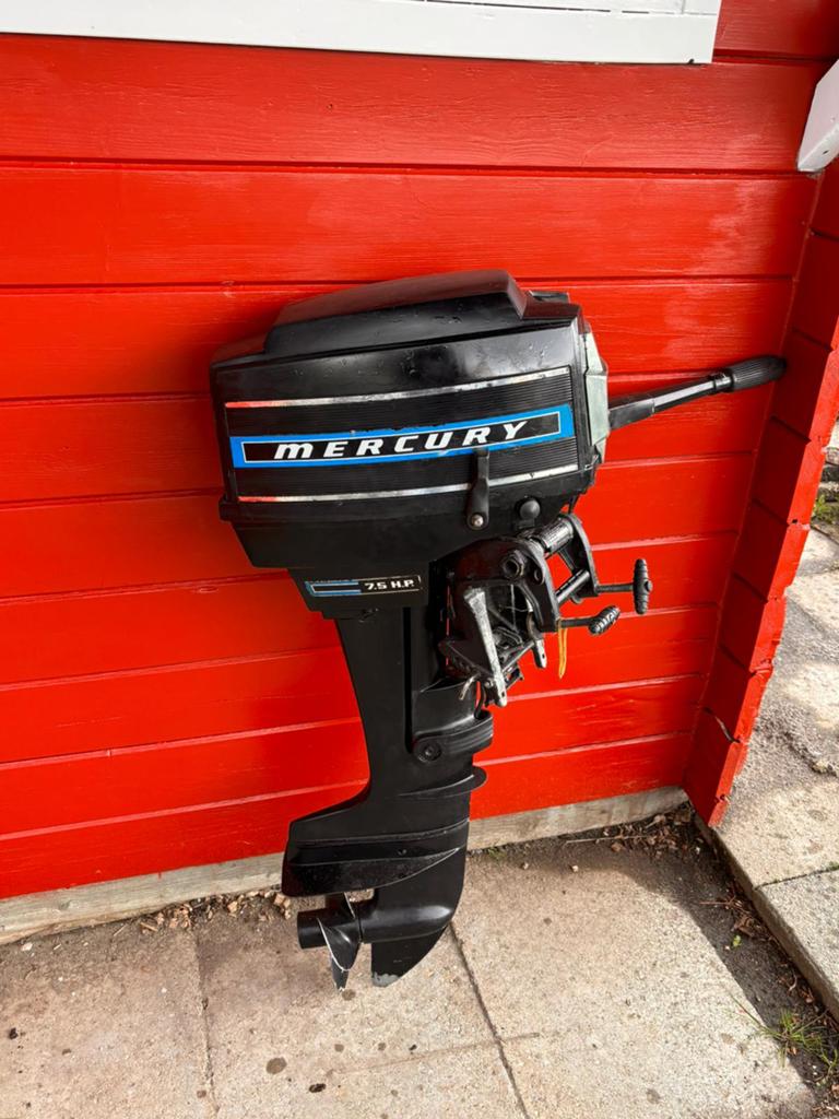 7.5 pk Mercury buitenboordmotor, Watersport en Boten, Ophalen, Gebruikt, Motor en Techniek, Motorboot