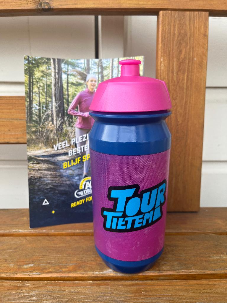 Tour de Tietema bidon AA drink wielrennen | 500 ml NIEUW, Ophalen of Verzenden, Nieuw