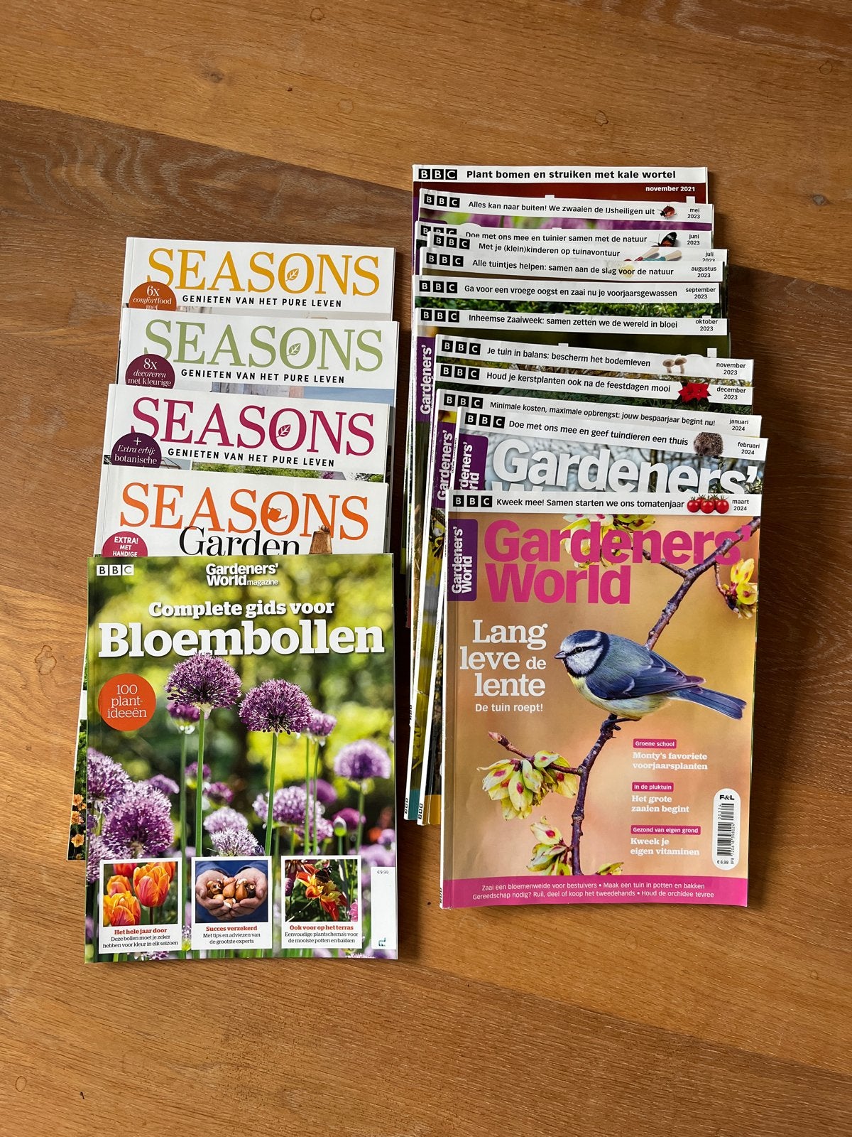 Tuinmagazines: Seasons, Gardeners' World, Boeken, Ophalen, Gelezen, Tuinieren en Tuinplanten