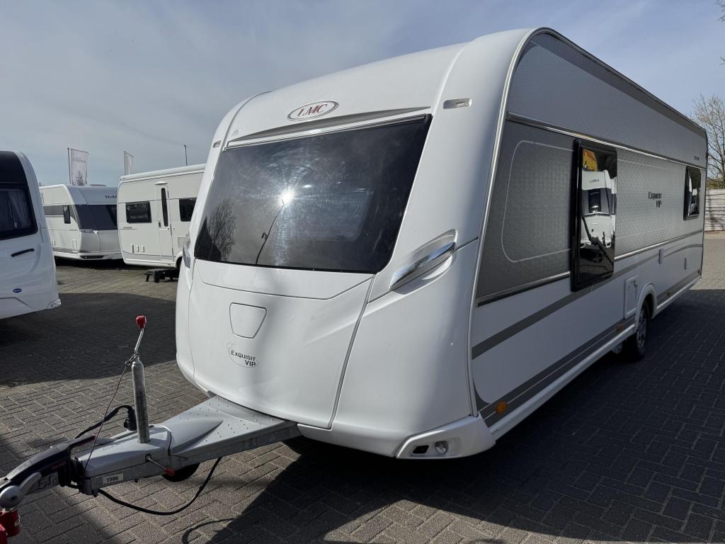 LMC Exquisit 595 VIP 2017 | Mover | Voortent, Caravans en Kamperen, Caravans, Rondzit, 5 tot 6 meter, Overige typen, LMC en Münsterland