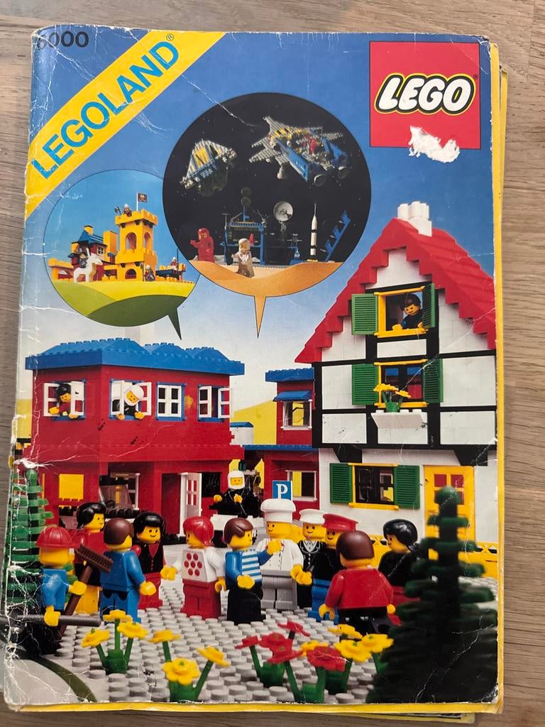 Vintage LEGO Legoland Bouwboek 6000 - Jaren '70/80, Ophalen of Verzenden, Gebruikt, Losse stenen, Lego