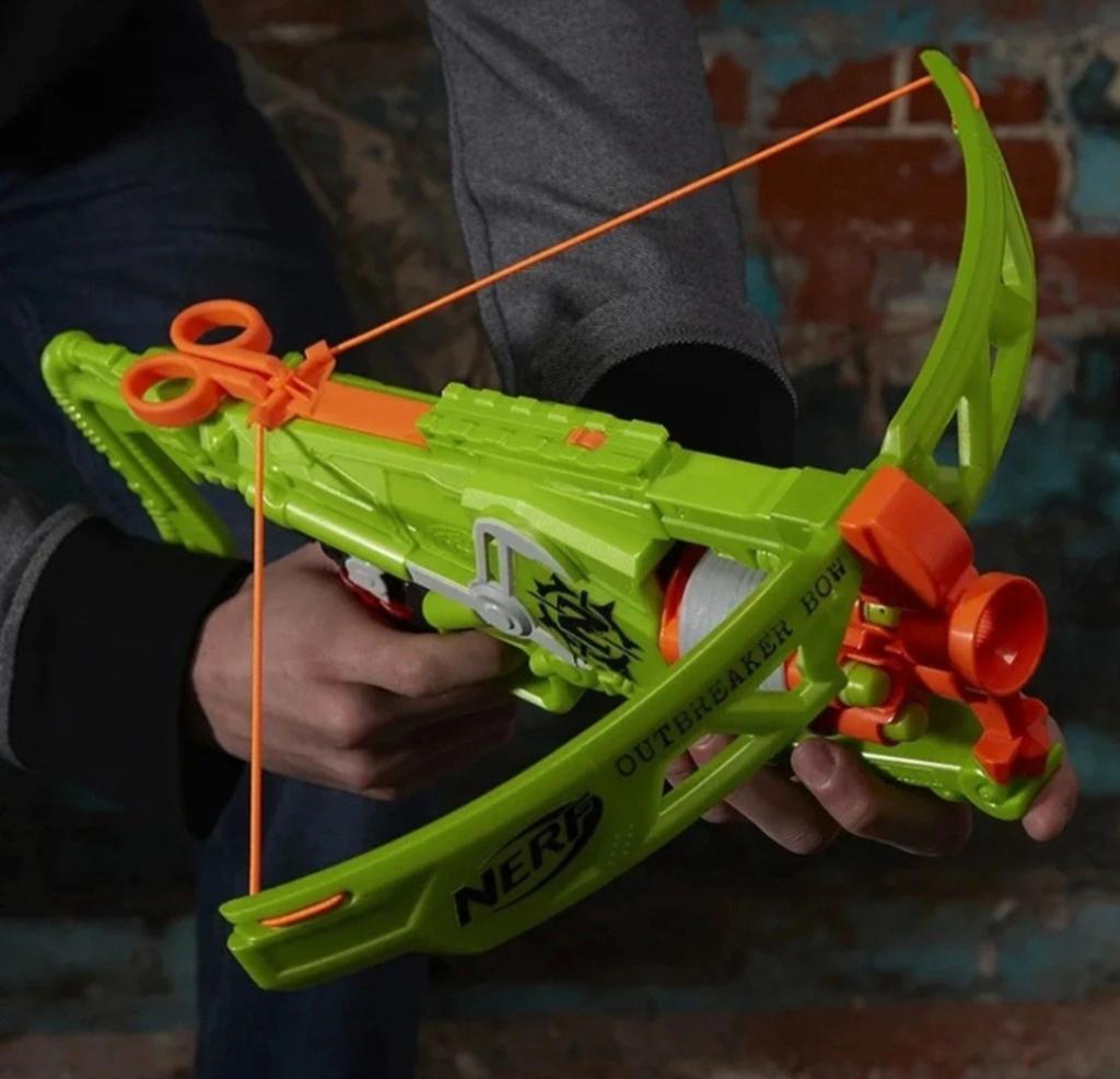 Nerf outbreaker zombie bow, Ophalen of Verzenden, Zo goed als nieuw