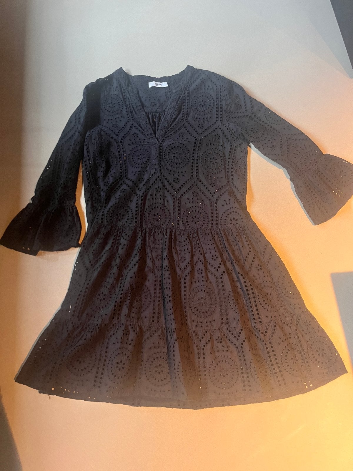 Moliin Maat S Zwart Little Black Dress Nieuw Staat, Ophalen of Verzenden, Nieuw, Maat 36 (S), Zwart