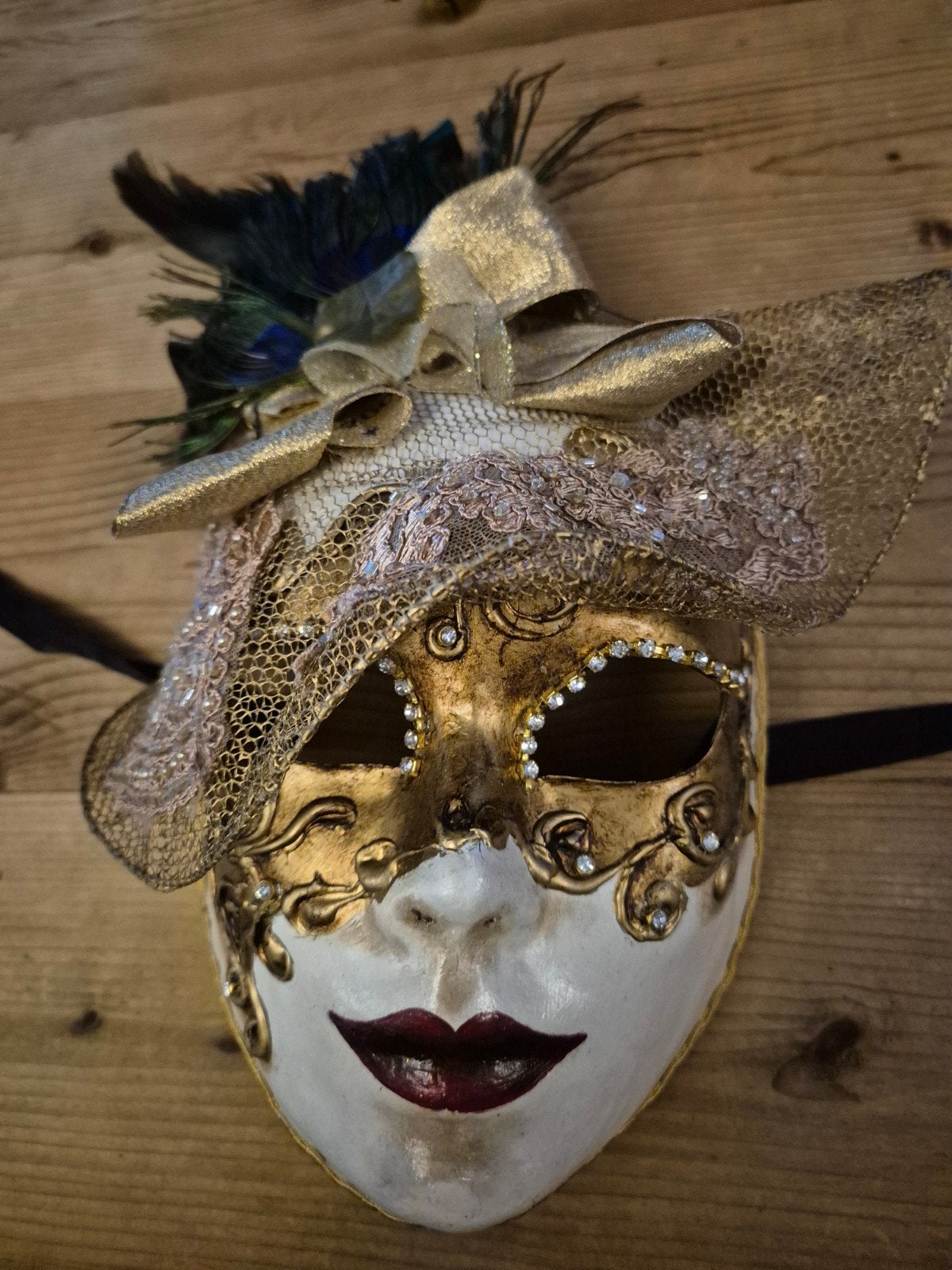 Handgemaakt gezichtsmasker Nuria Alarcon, Ophalen of Verzenden