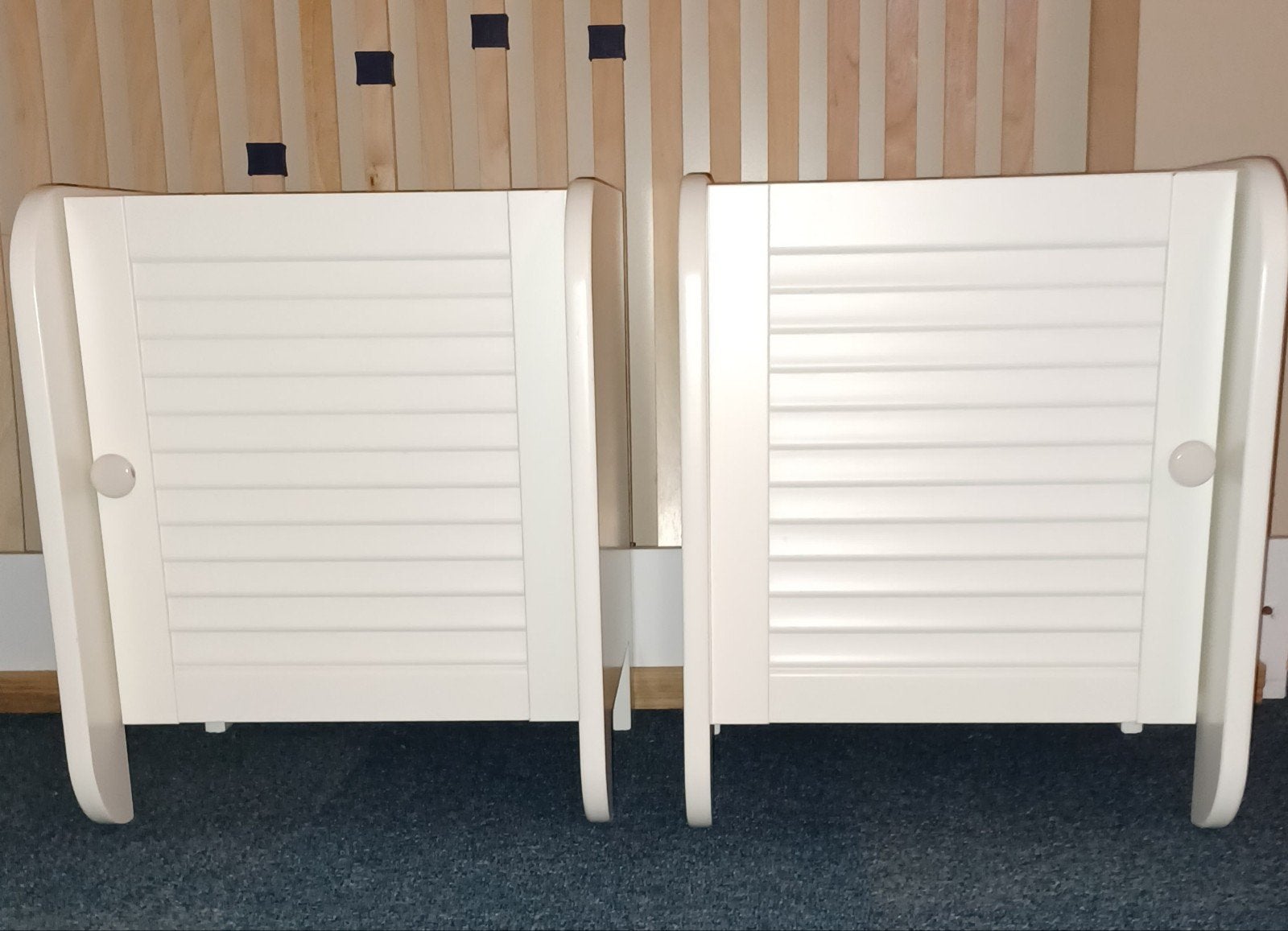 2 nachtkastjes, Ophalen, Gebruikt, 45 tot 65 cm, 55 tot 70 cm