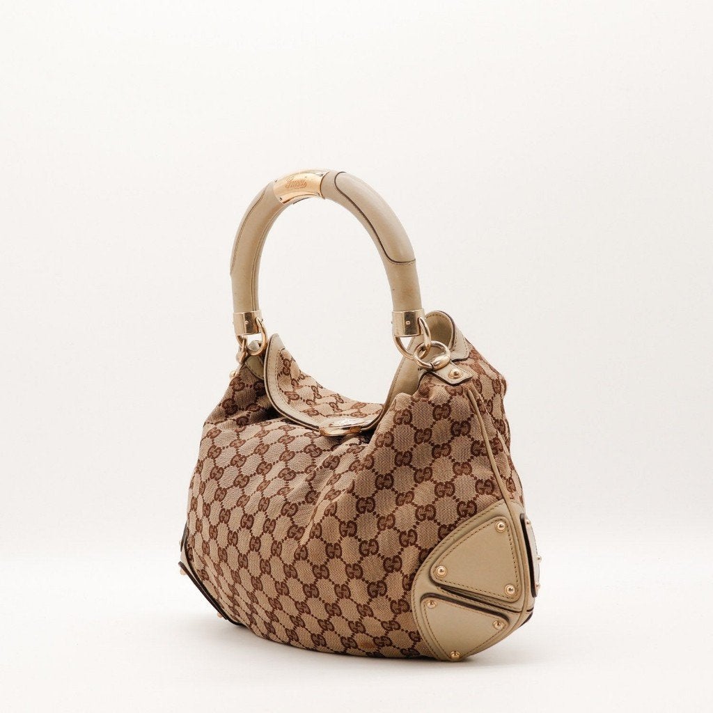 Gucci Indy 41x32x17 cm hobotas, Verzenden, Gebruikt, Zwart, Overige typen