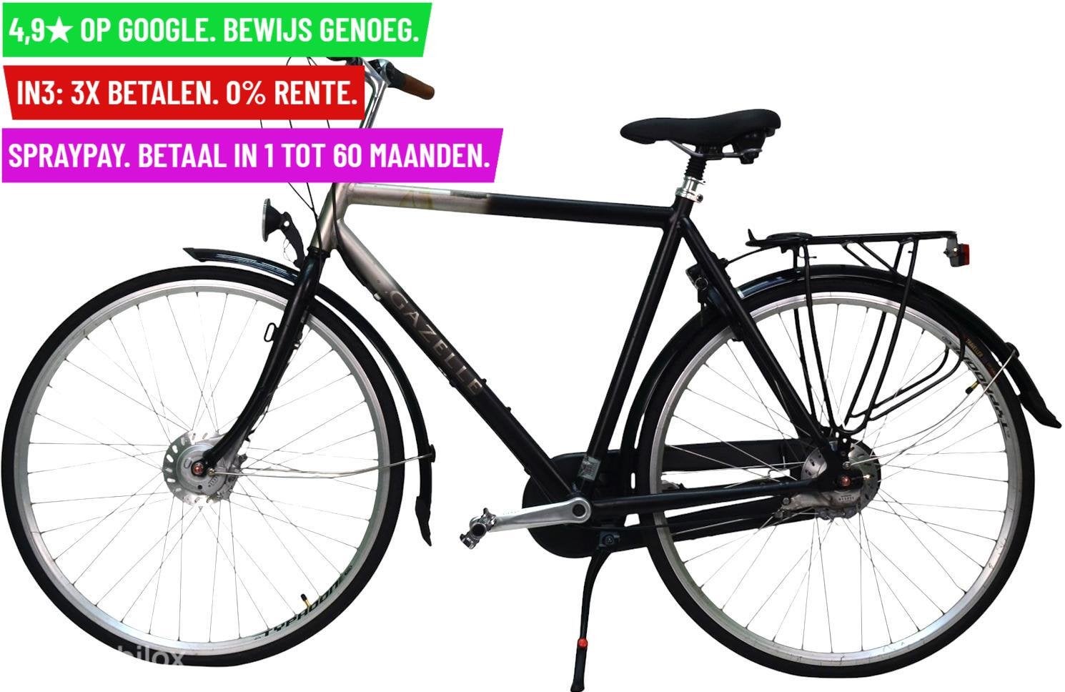 Herenfiets Gazelle Touche 28"/59cm/8ver - Garantie/Levering, 9713 Bv Groningen, Gebruikt, Gazelle, Facebikenl@gmail.com