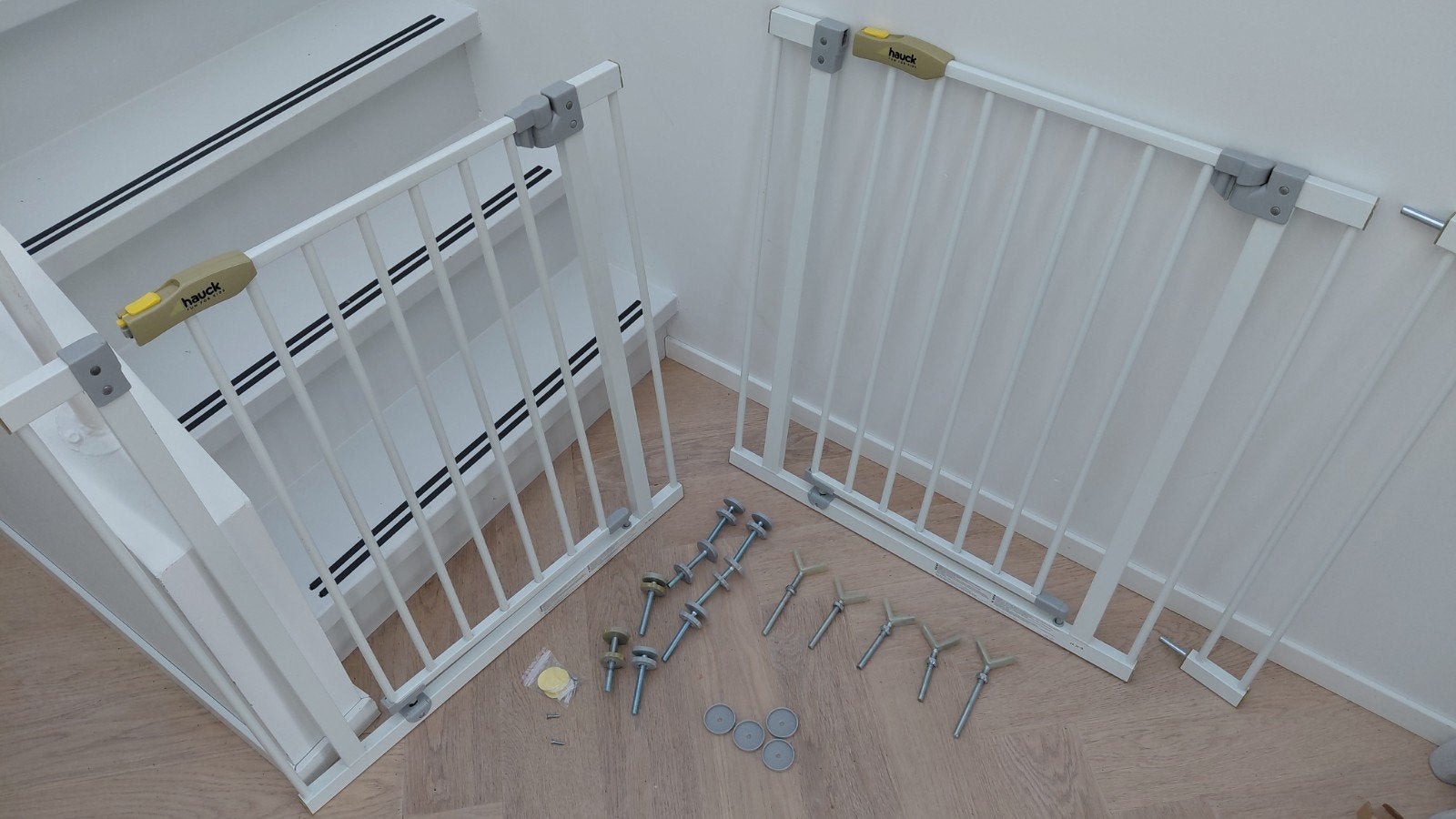 2x Hauck Traphekje Klemhekje, Kinderen en Baby's, Ophalen, Metaal of IJzer, Minder dan 100 cm, Klemhekje