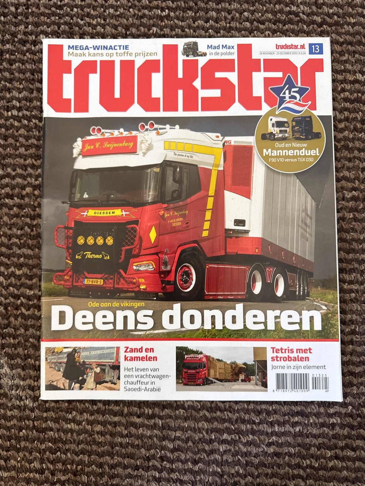 Truckstar Magazine - Deens donderen (2021), Ophalen of Verzenden, Gelezen, Overige typen